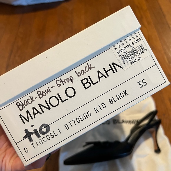 Vintage Manolo Blahnik slingback pumps - Picture 4 of 6